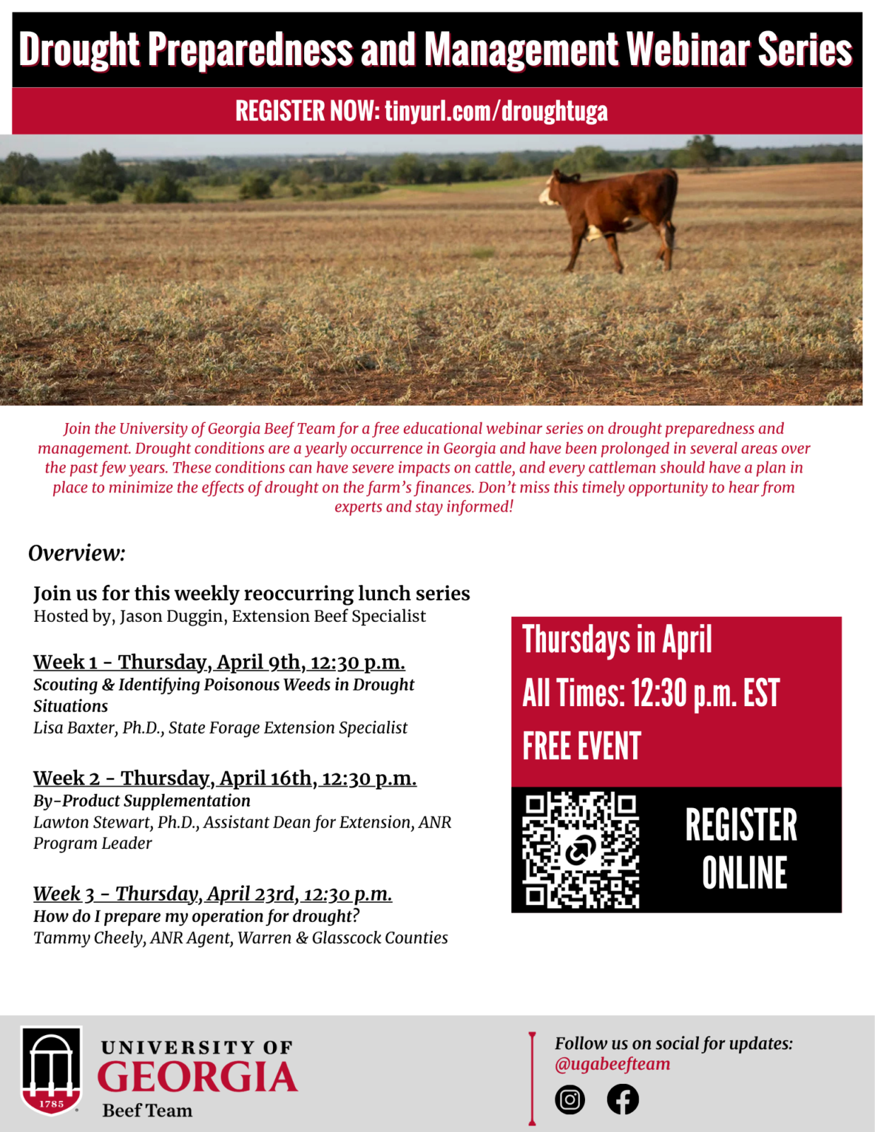 Drought Management Resources | UGA Beef Team